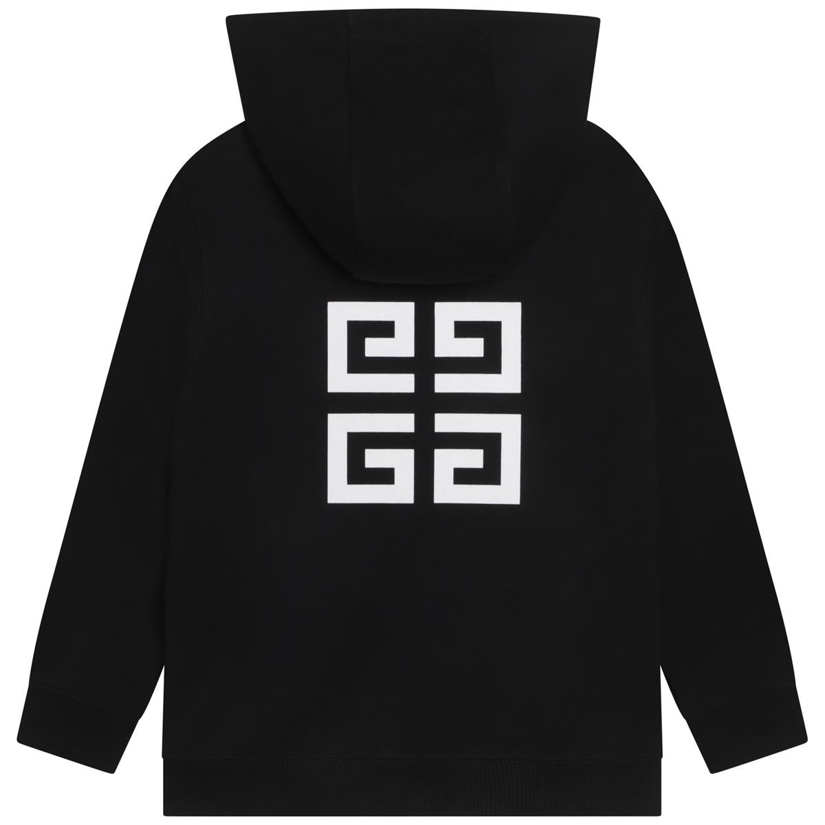 Boys & Girls Black Hooded Sweatshirt