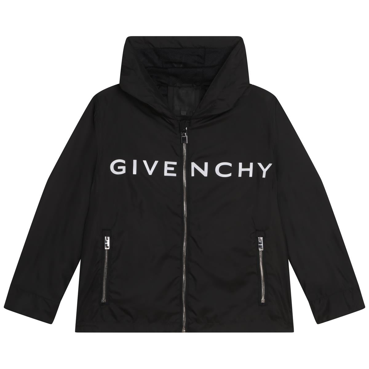 Boys & Girls Black Hooded Sweatshirt