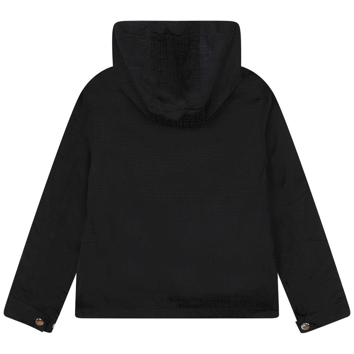 Boys & Girls Black Hooded Sweatshirt