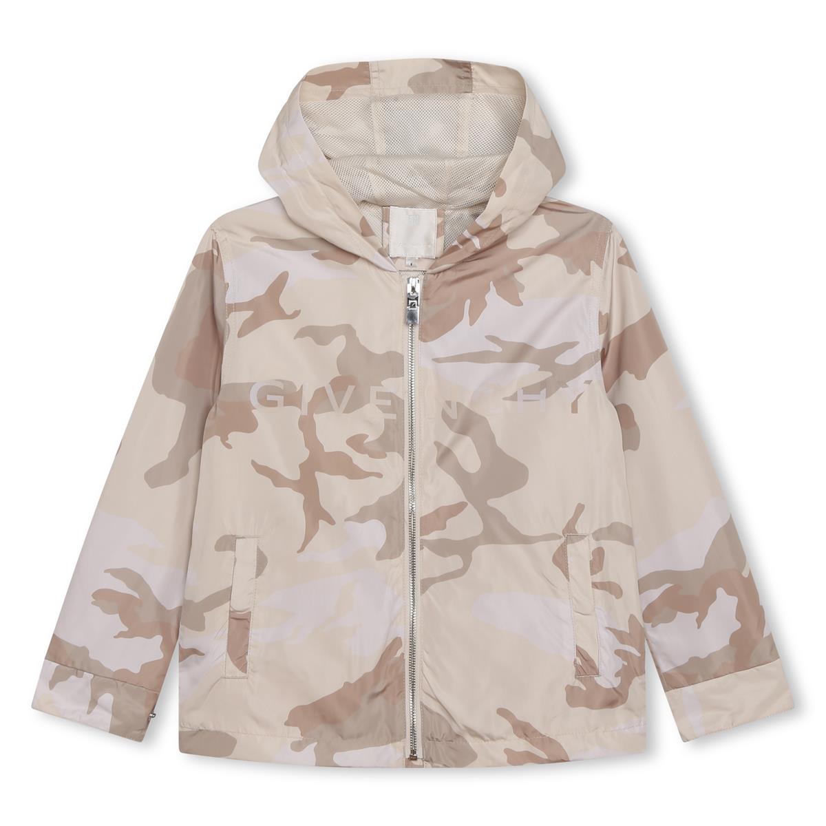 Boys & Girls Beige Hooded Sweatshirt