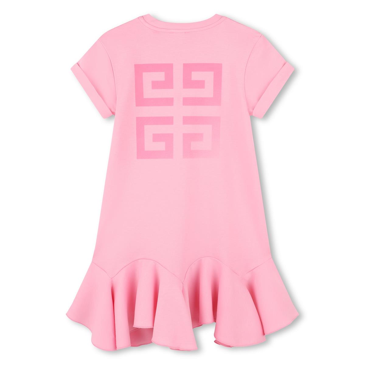 Girls Pink Logo Dress