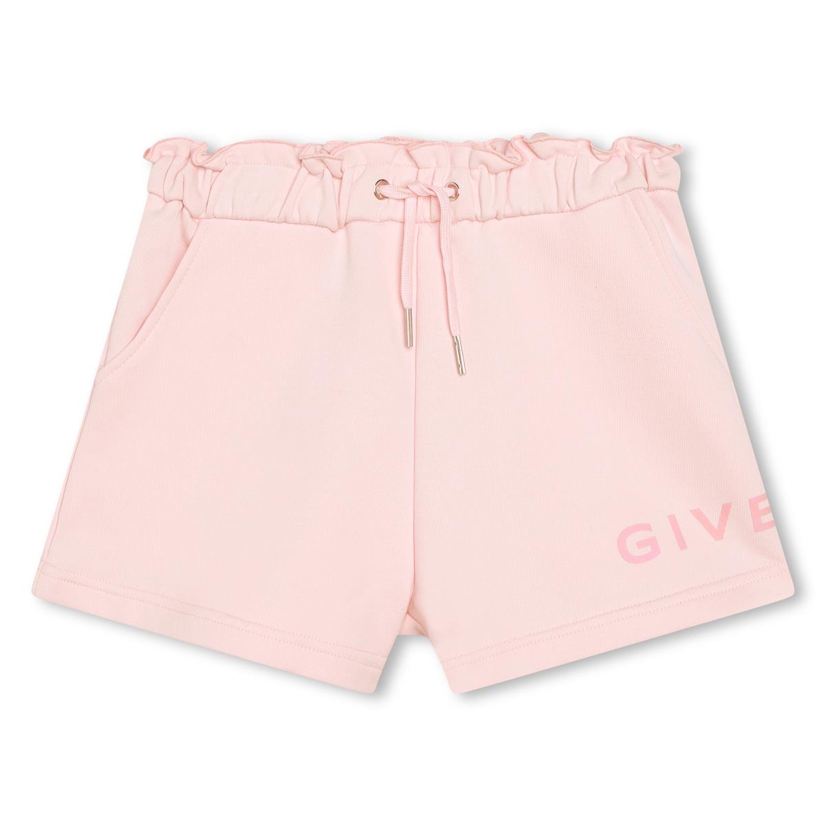 Girls Pink Logo Shorts