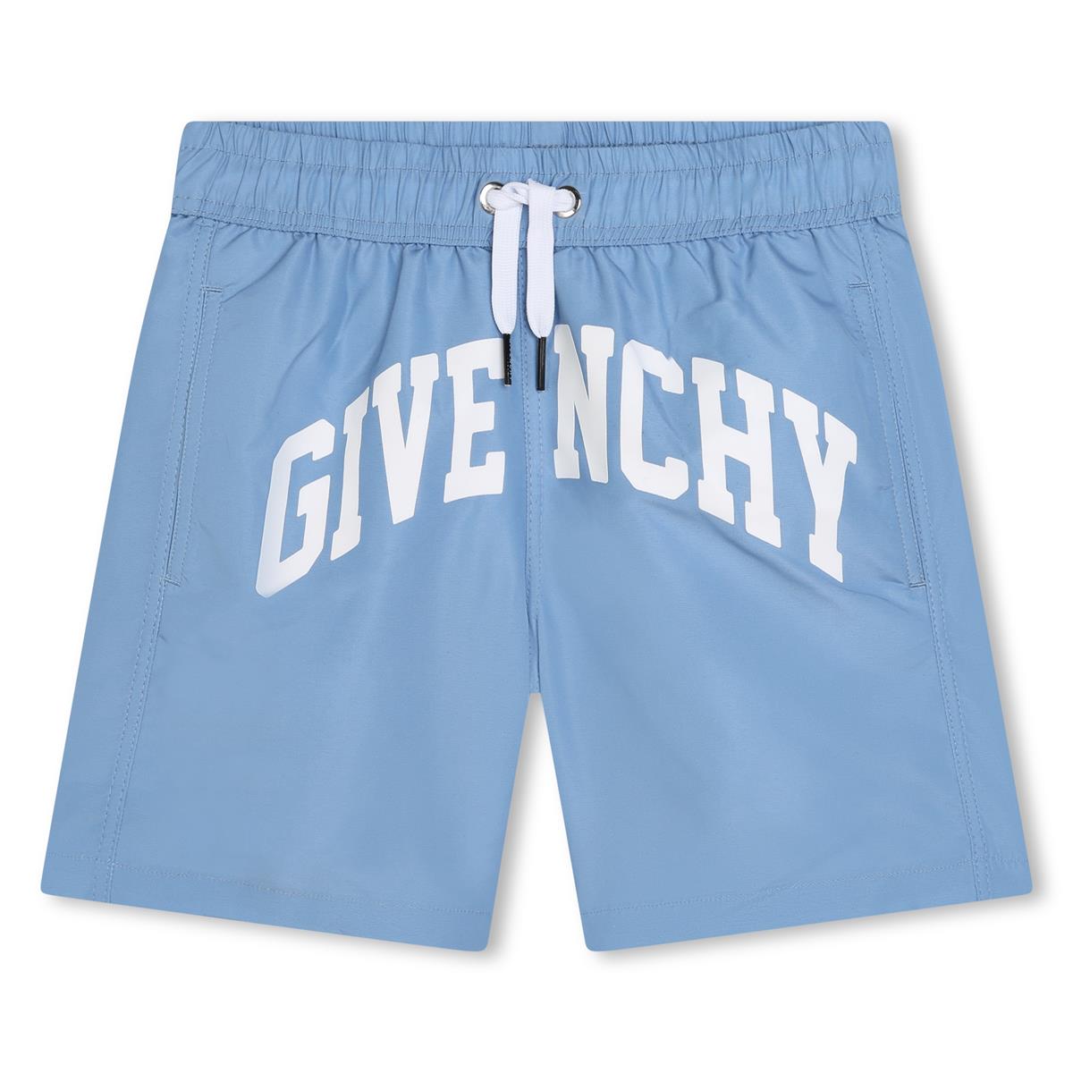 Boys Blue Logo Swim Shorts