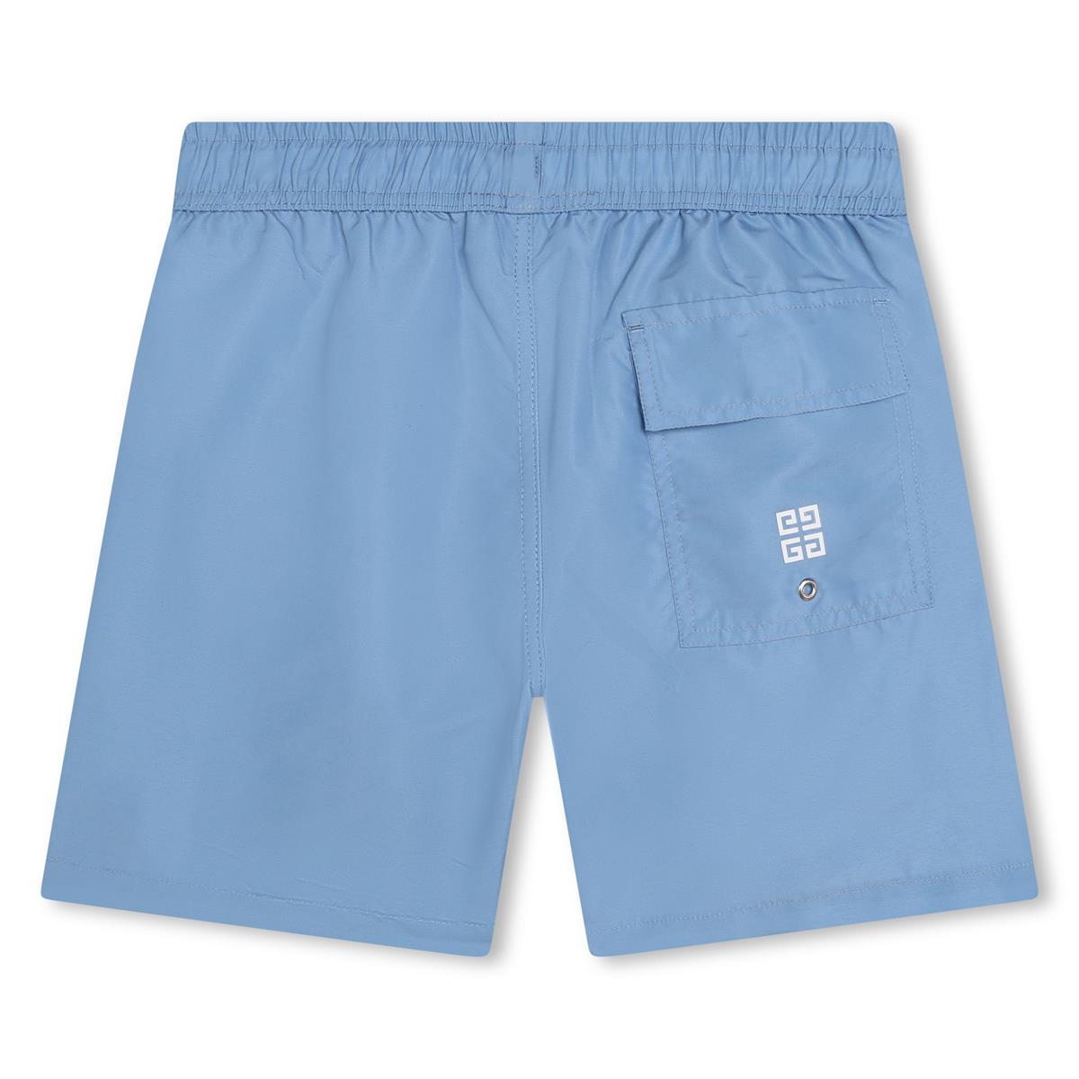 Boys Blue Logo Swim Shorts