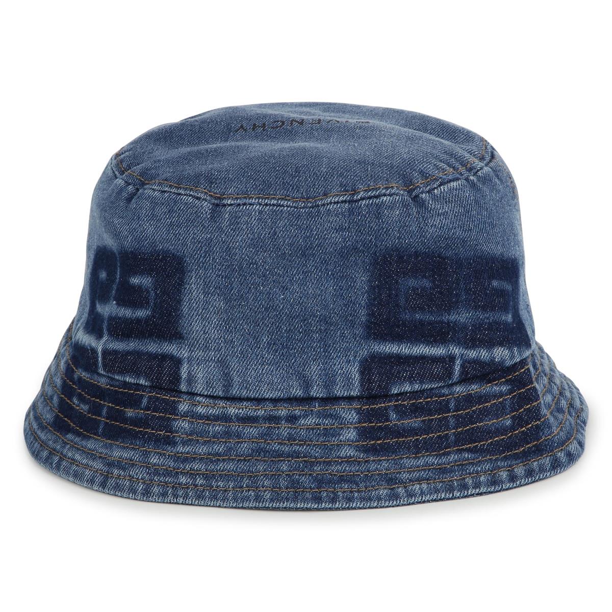 Boys Blue Denim Bucket Hat