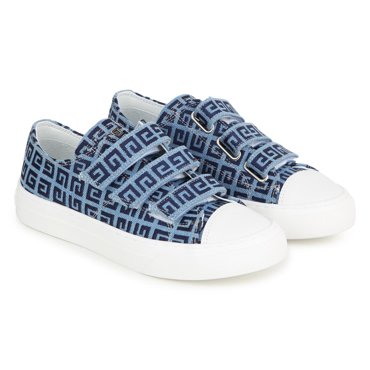 Boys & Girls Blue Logo Shoes