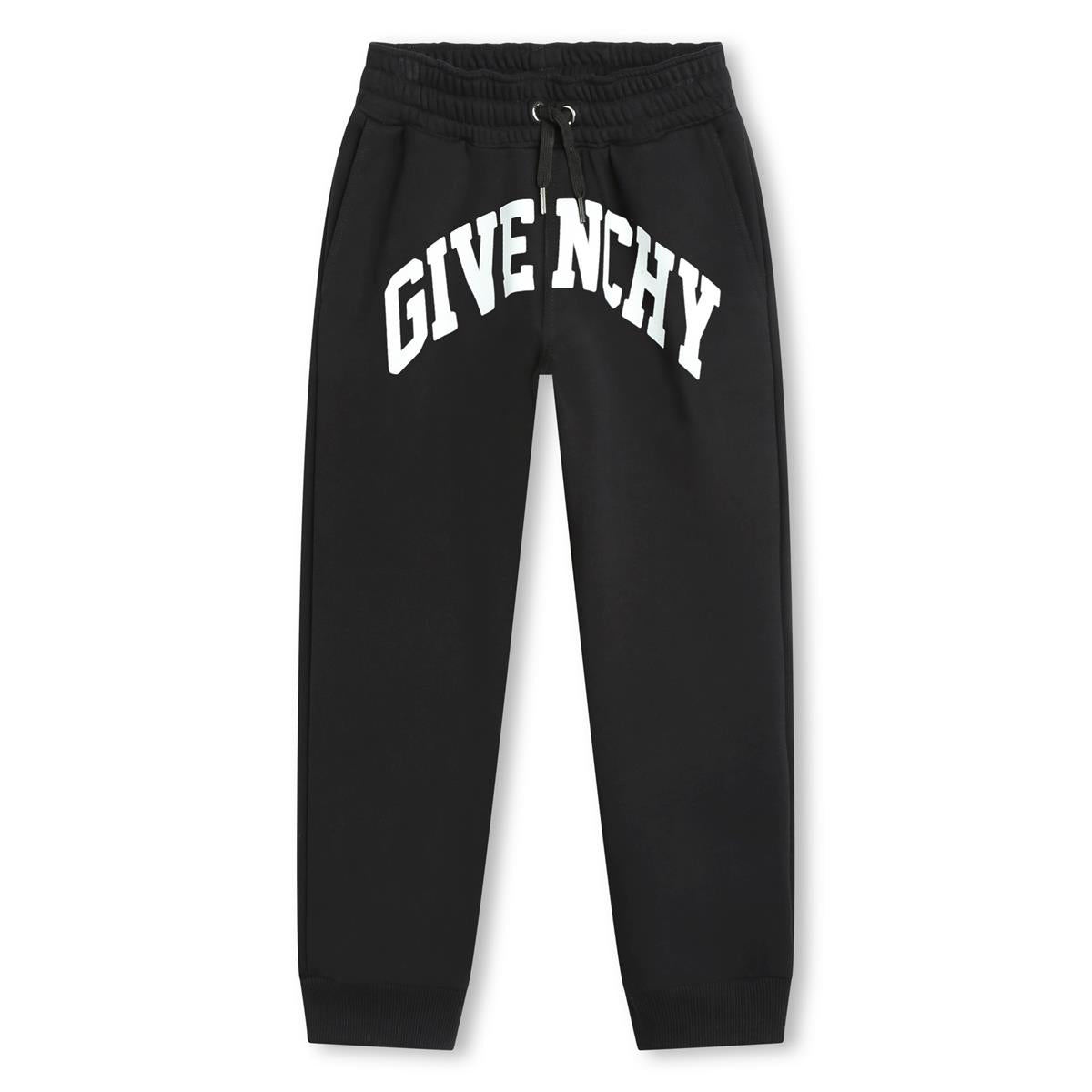 Boys Black Logo Trousers