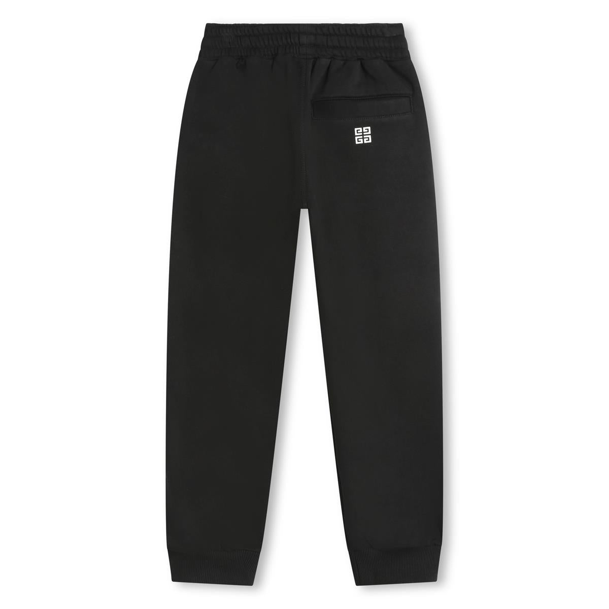 Boys Black Logo Trousers