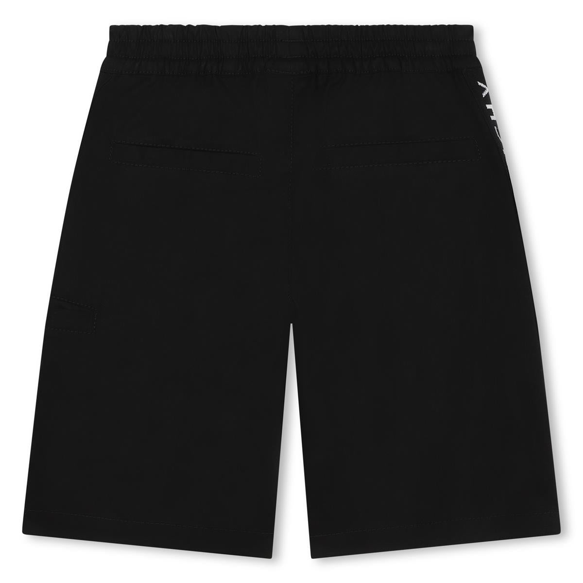 Boys Black Logo Shorts