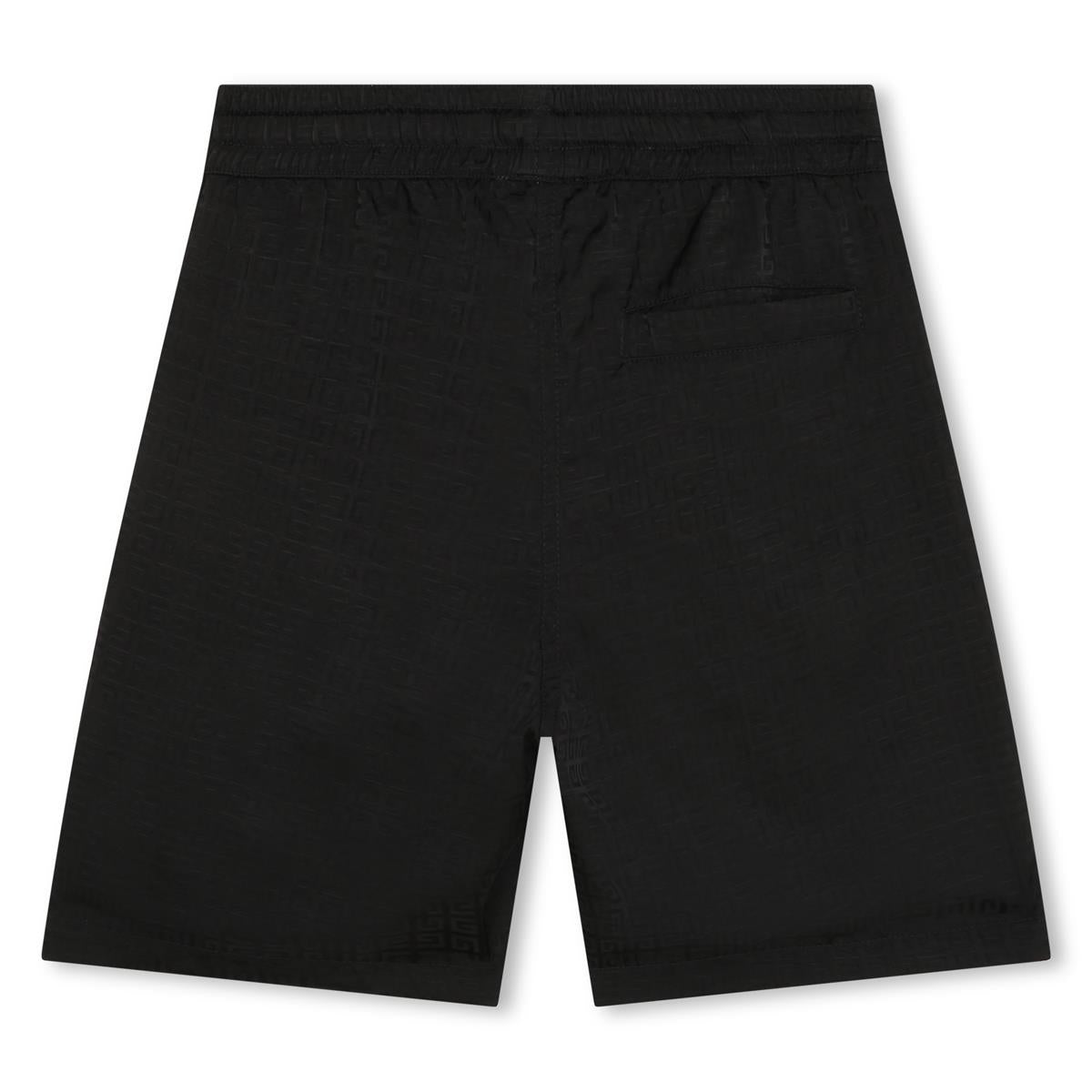 Boys Black Logo Shorts