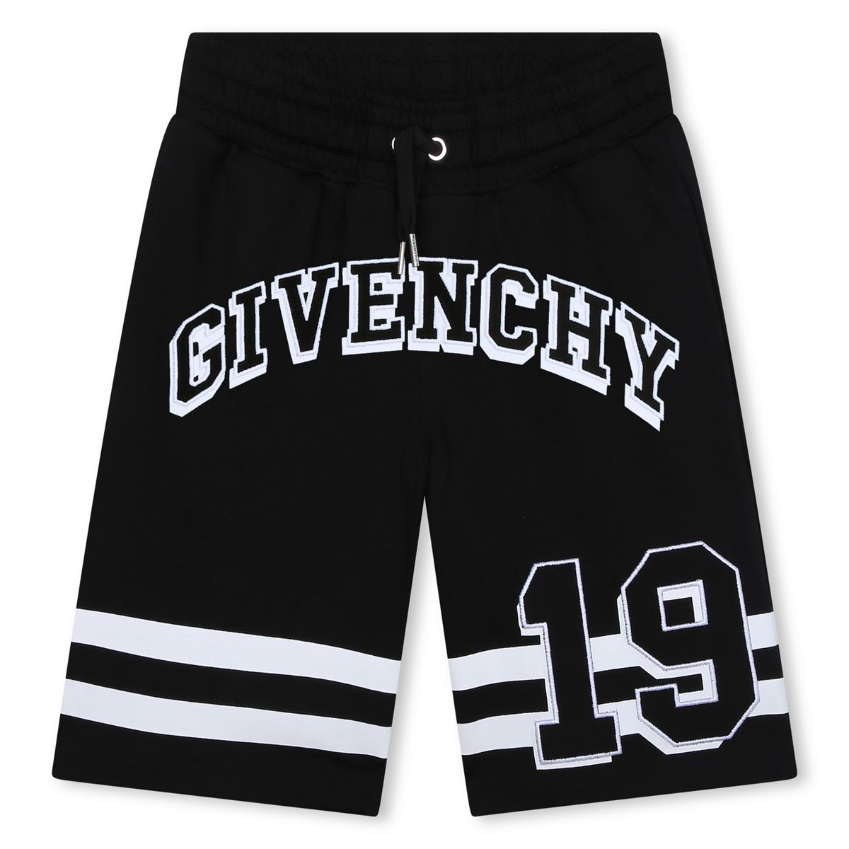 Boys Black Logo Shorts