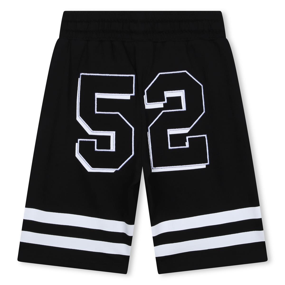 Boys Black Logo Shorts