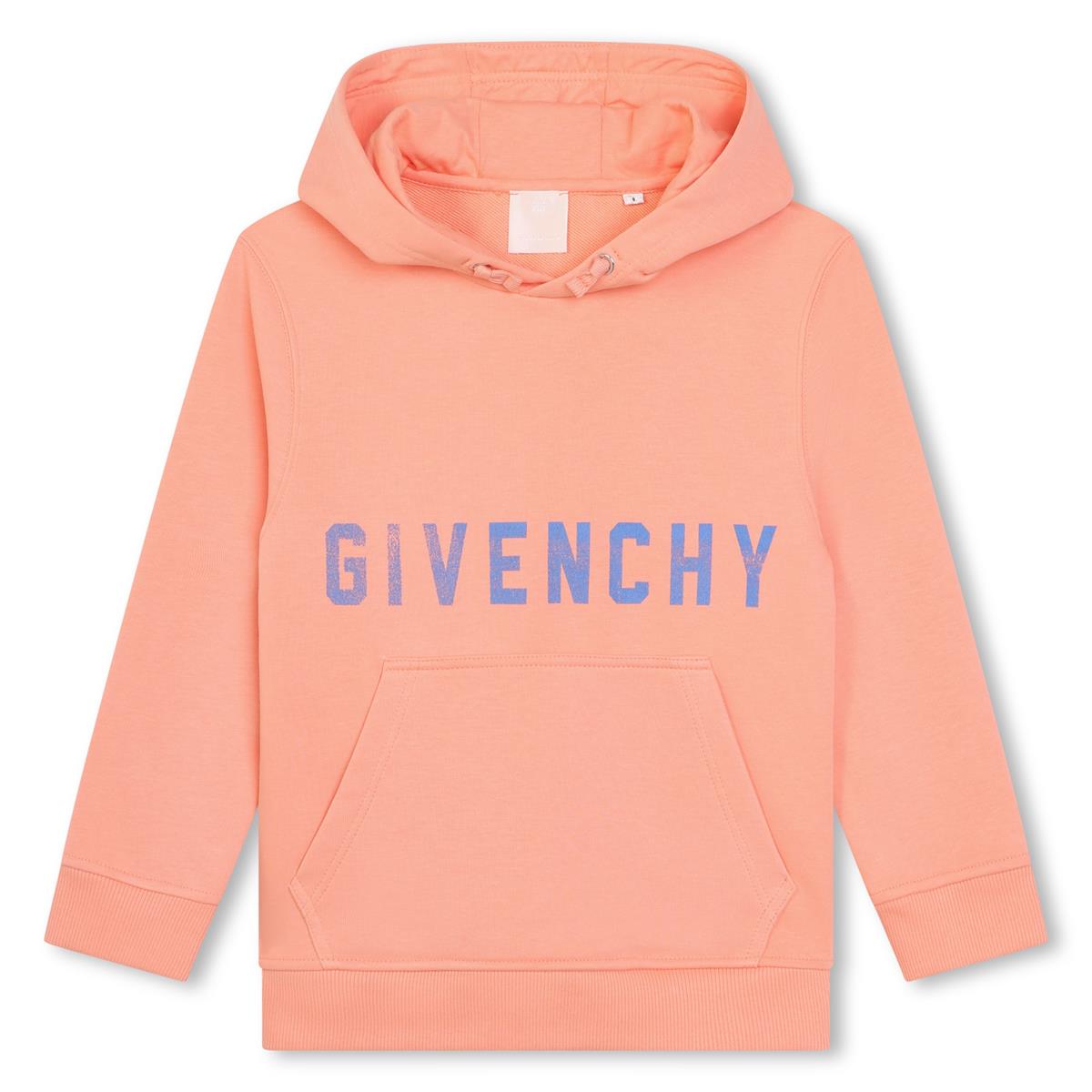 Boys Pink Hooded Sweatshirt