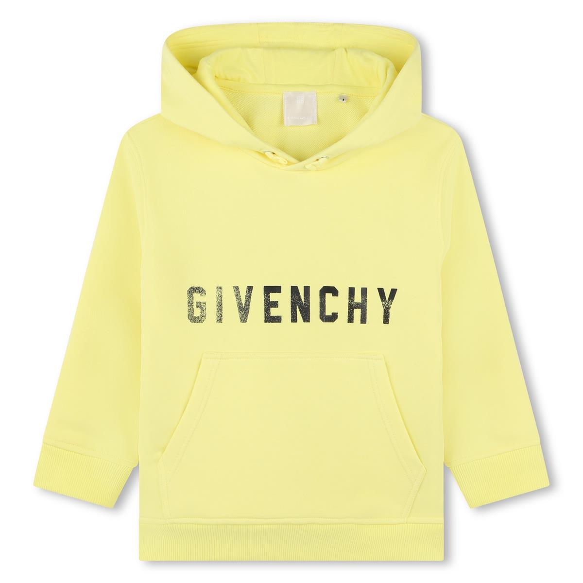 Boys Yellow Hooded Sweatshirt