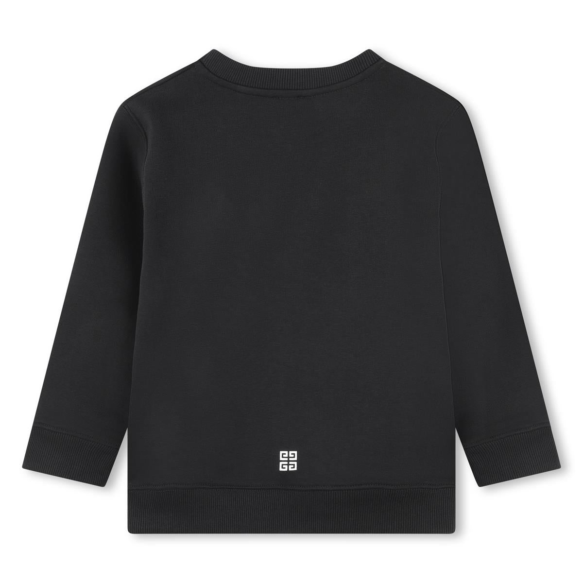 Boys Black Logo Sweatshirt