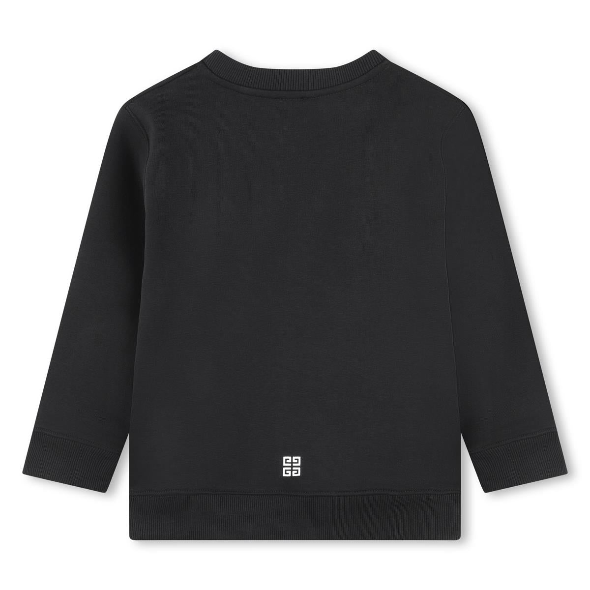 Boys Black Logo Sweatshirt