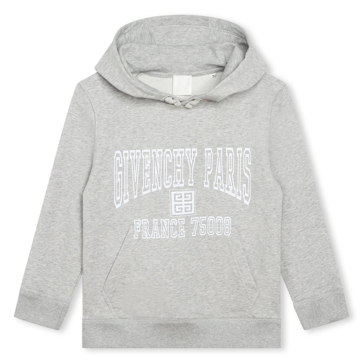 Boys Grey Hooded Sweatshirt