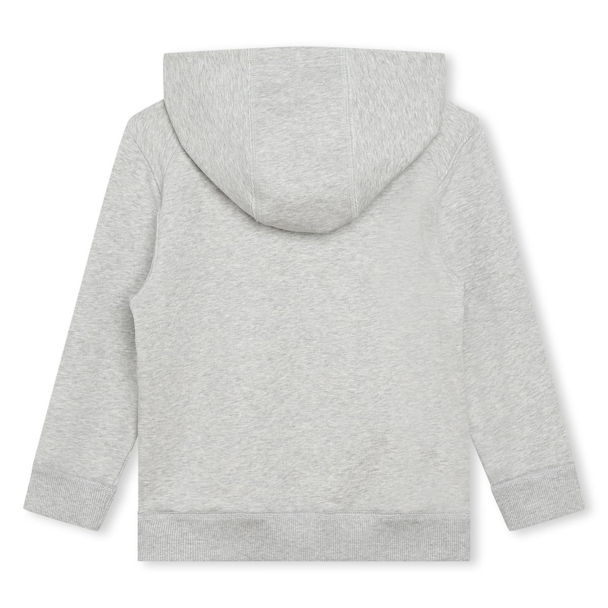 Boys Grey Hooded Sweatshirt