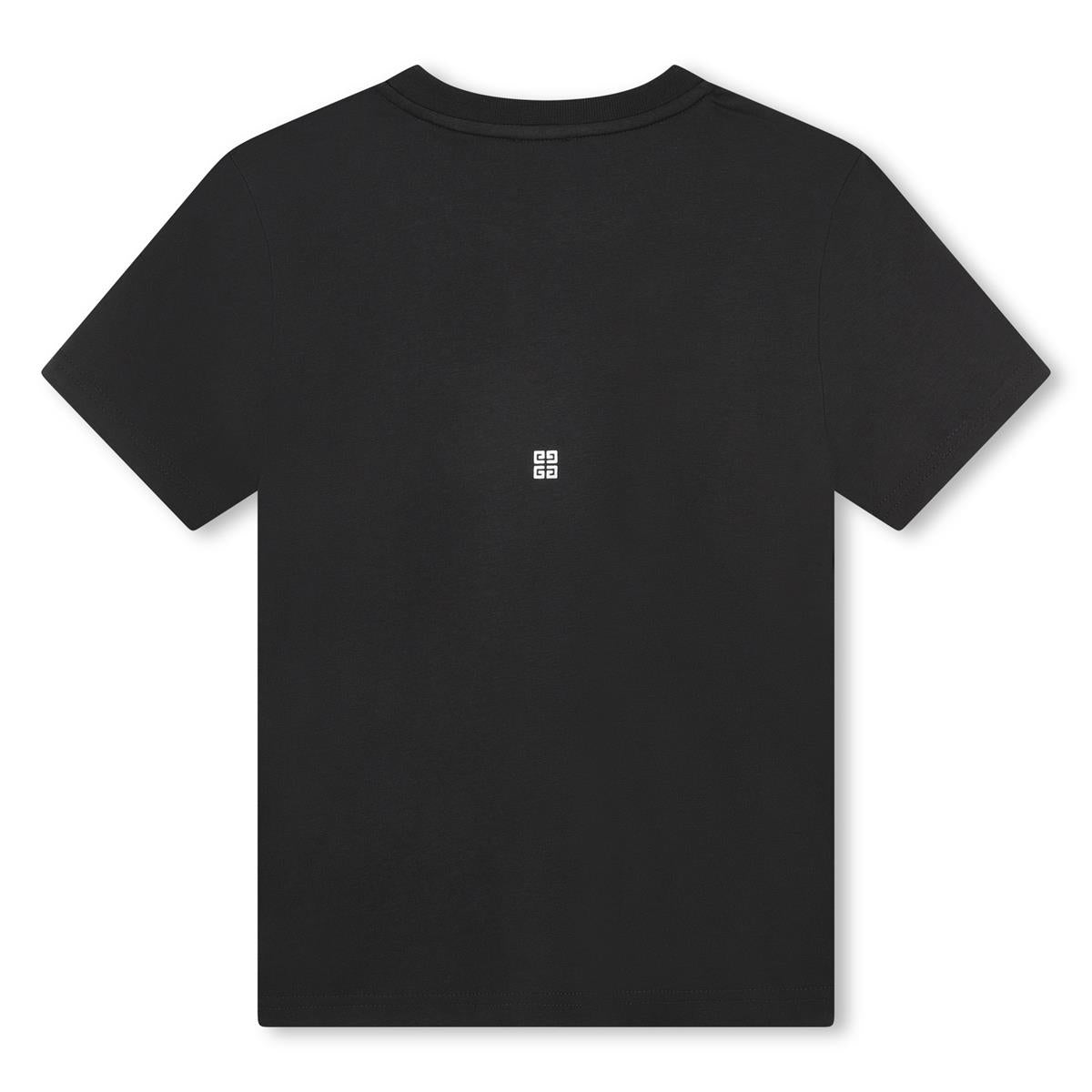 Boys Black Cotton T-Shirt