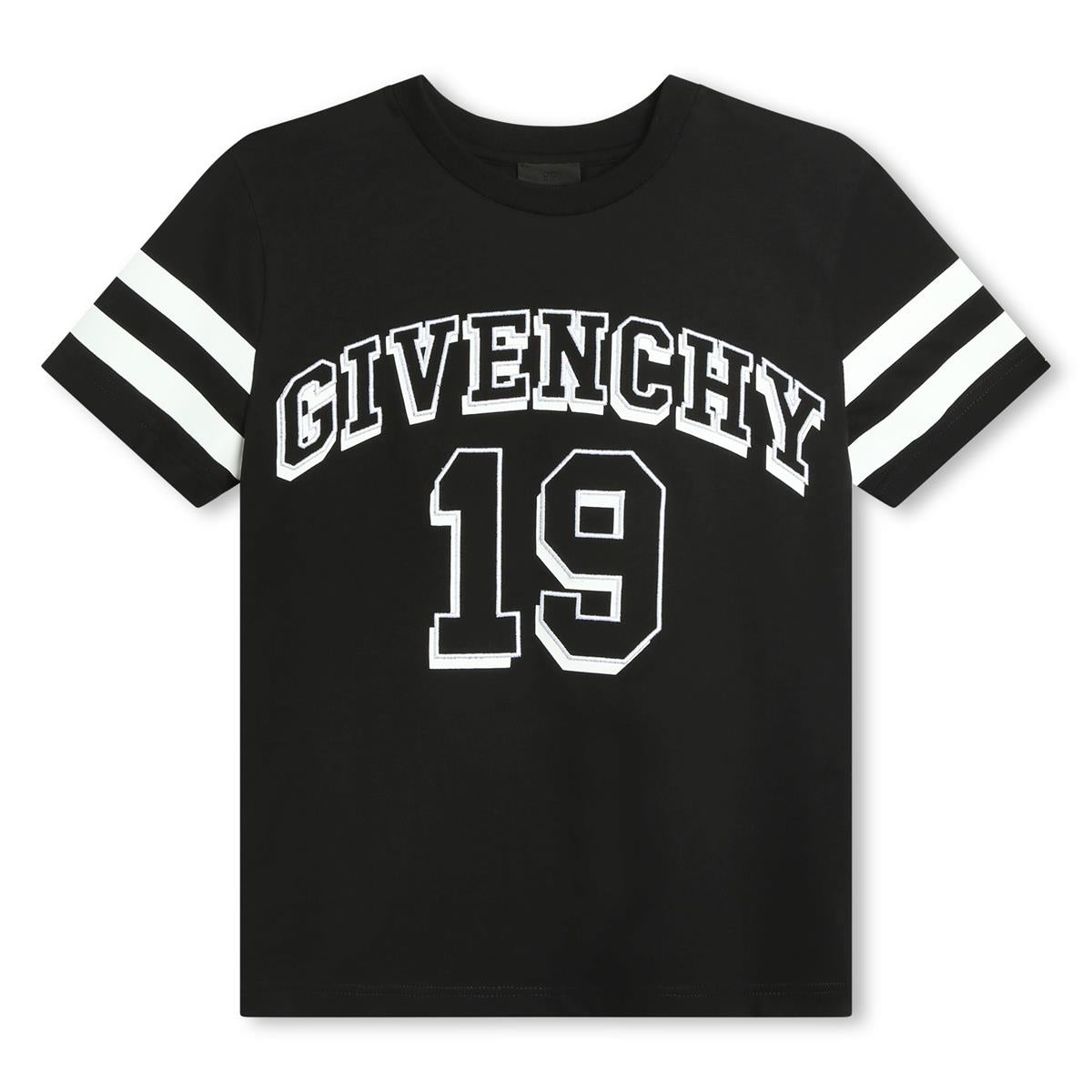 Boys Black Cotton T-Shirt