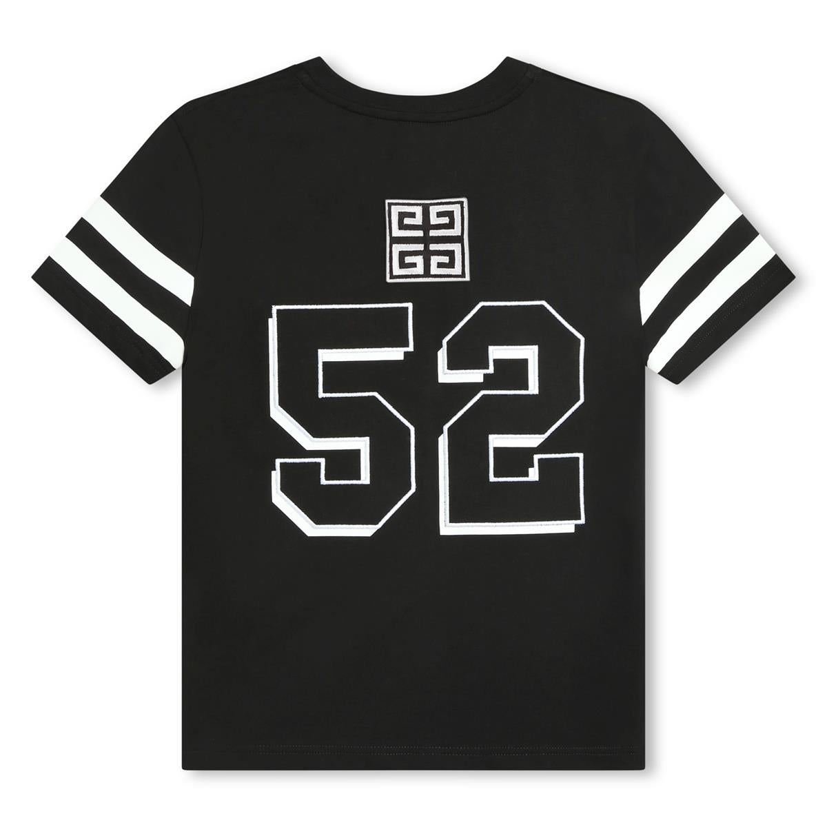 Boys Black Cotton T-Shirt