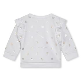 Baby Girls White Sweatshirt