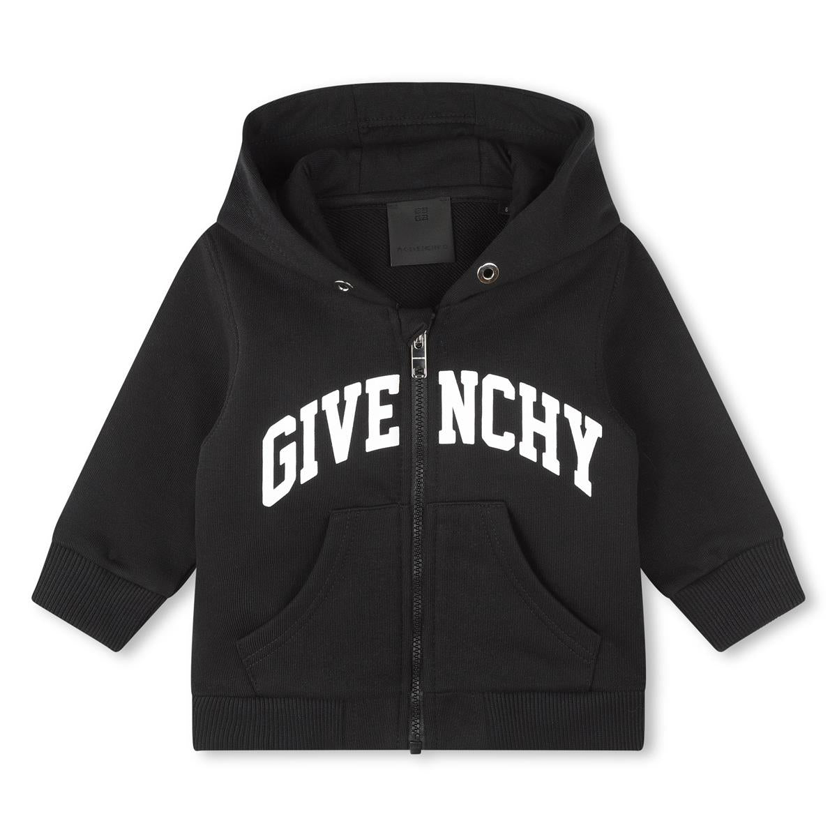 Baby Boys Black Zip-Up Top