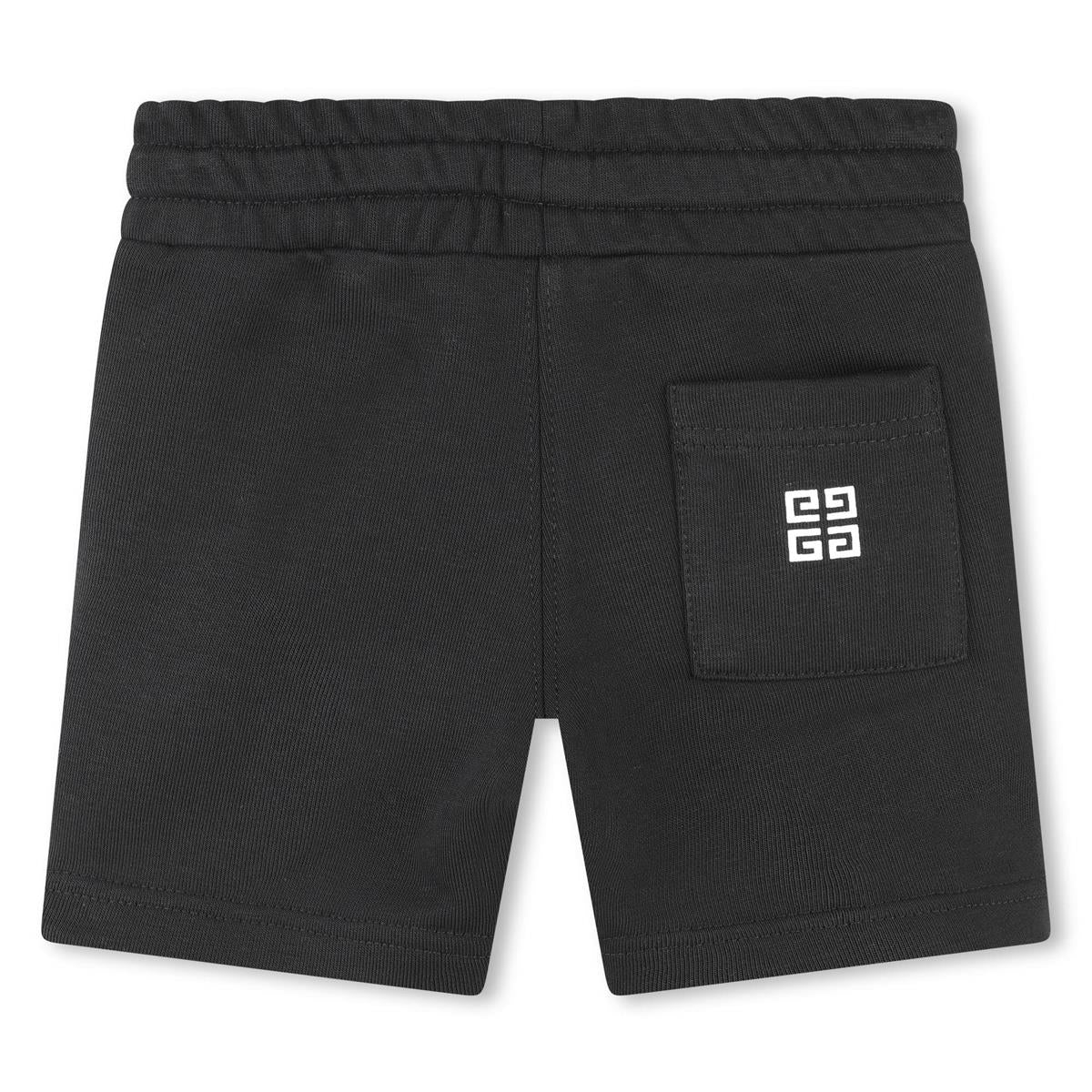 Baby Boys Black Logo Shorts
