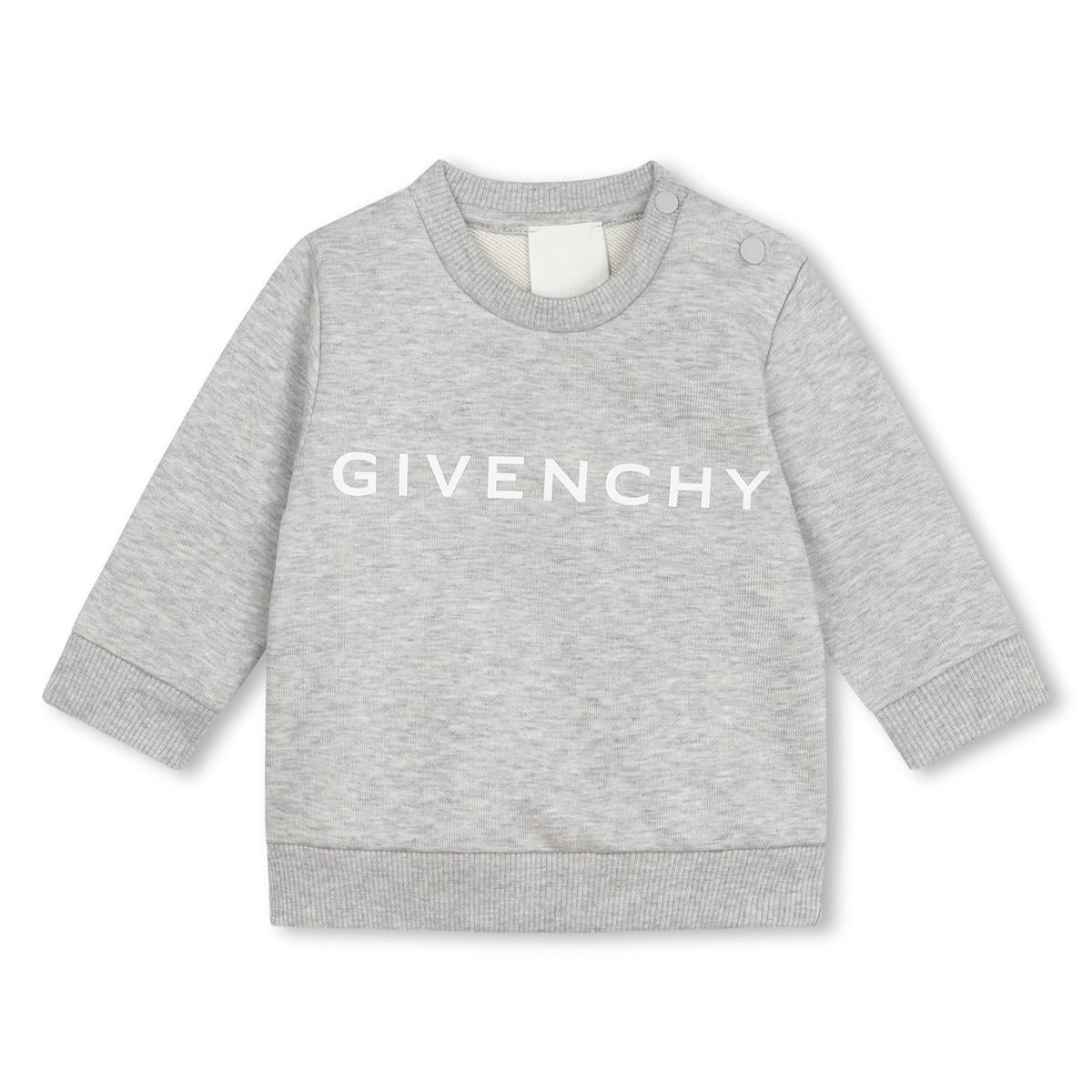 Baby Boys Grey Logo Sweatshirt