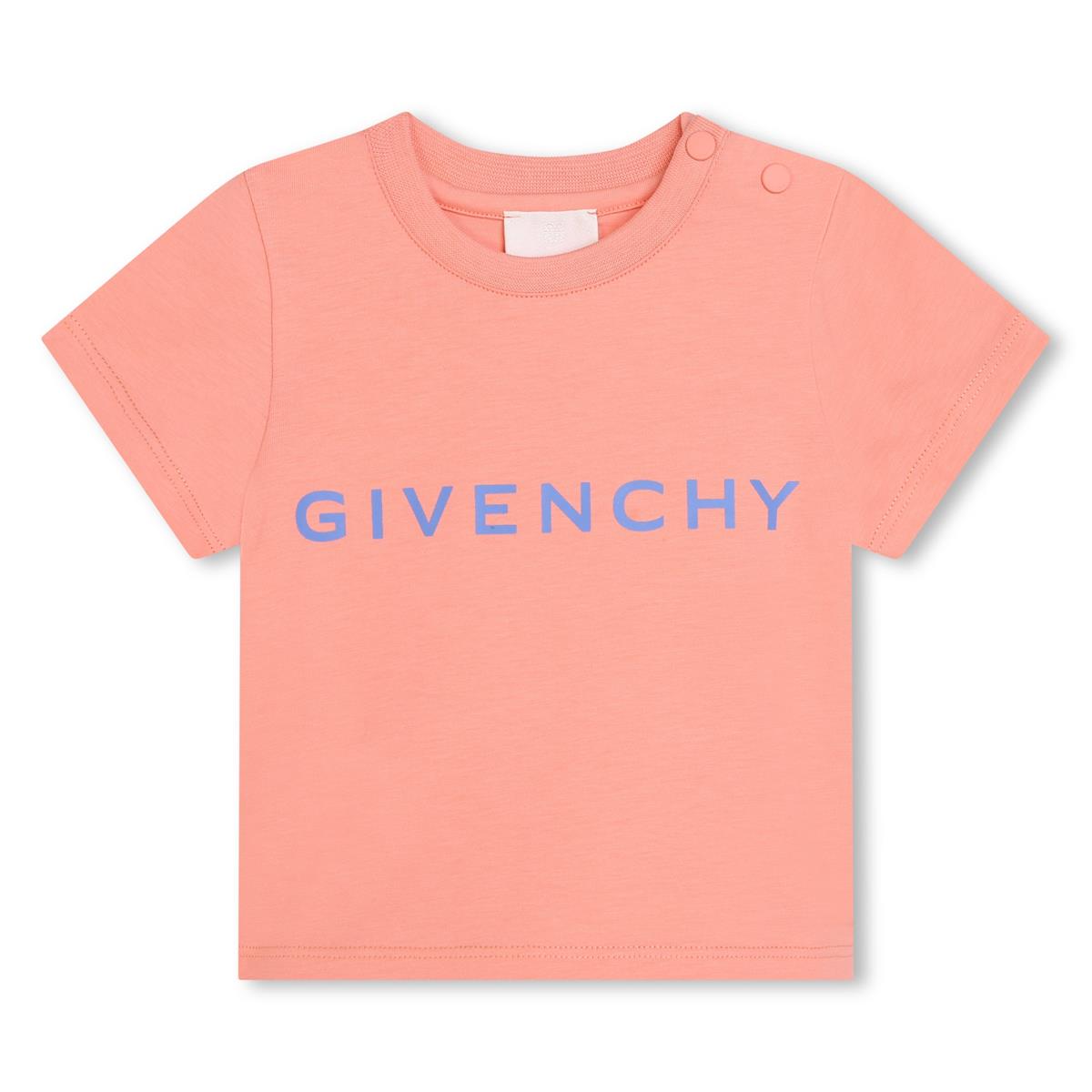 Baby Boys Orange Cotton T-Shirt