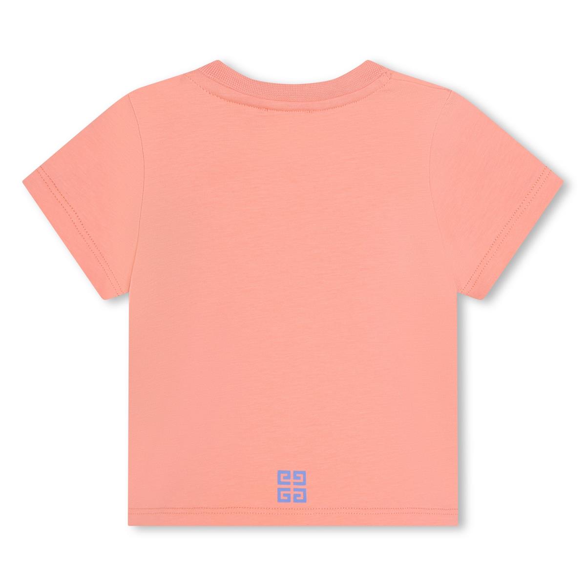 Baby Boys Orange Cotton T-Shirt