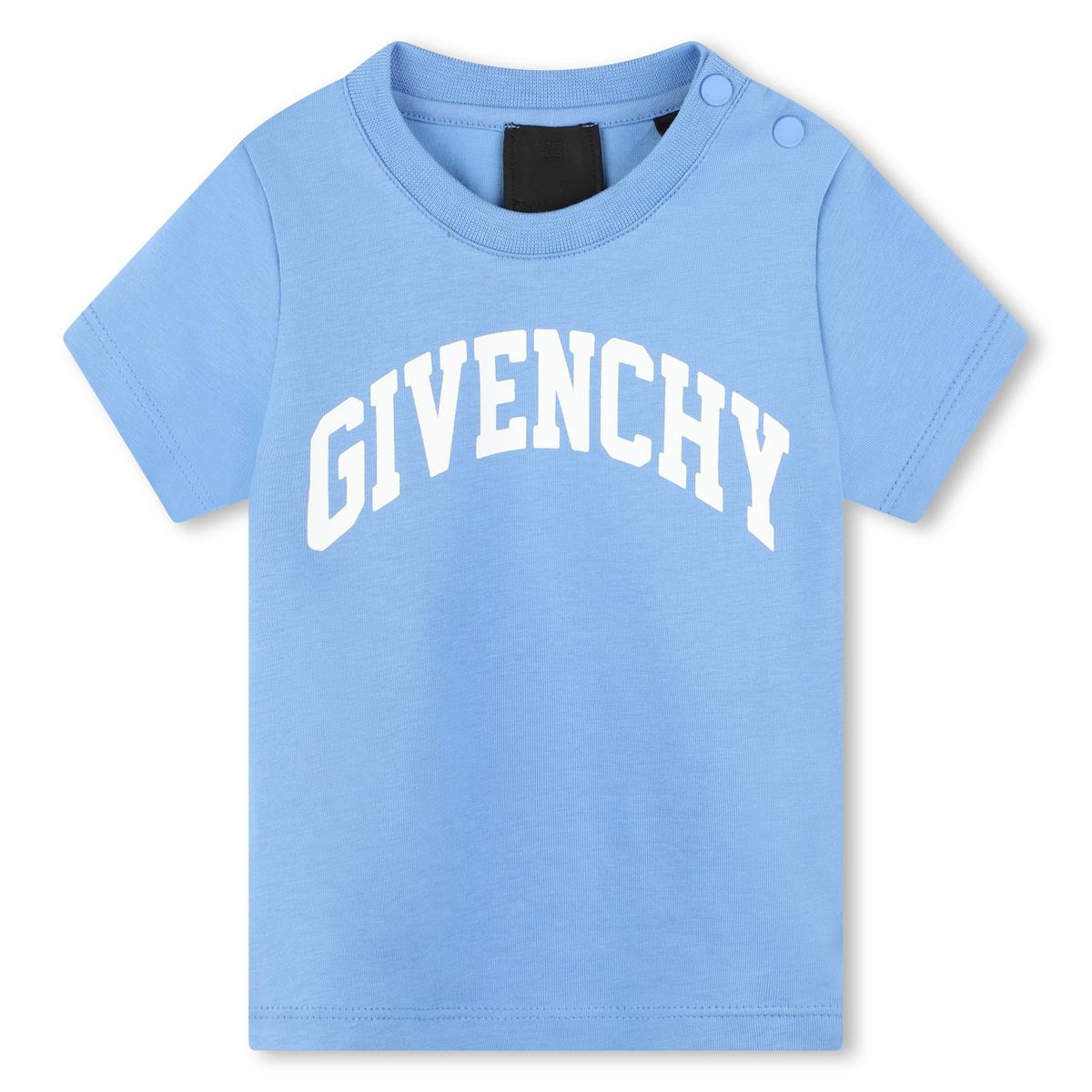 Baby Boys Blue Cotton T-Shirt