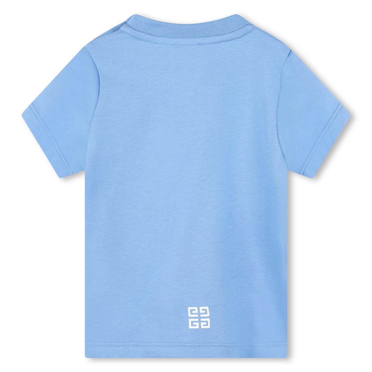 Baby Boys Blue Cotton T-Shirt