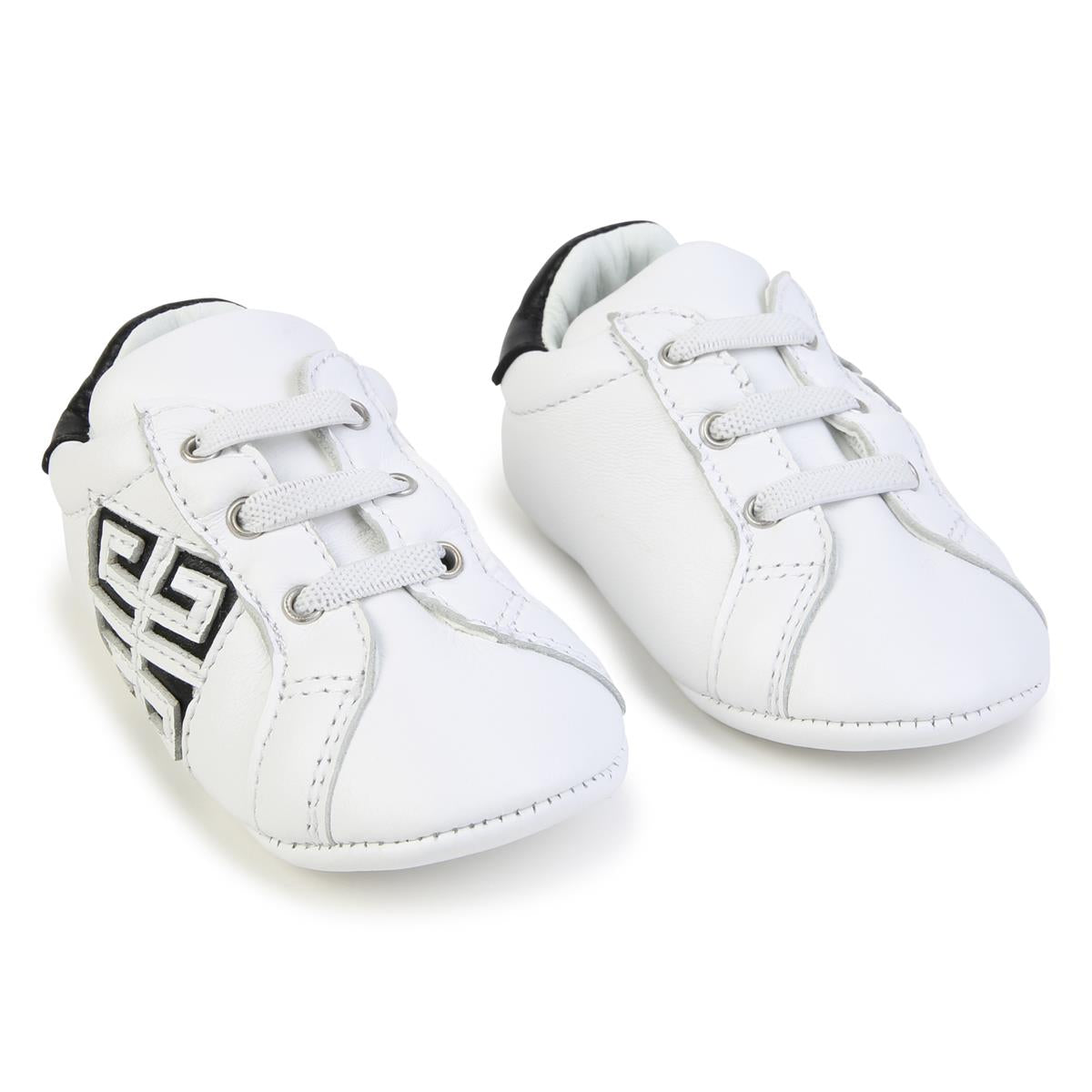 Baby Boys & Girls White Flat Shoes