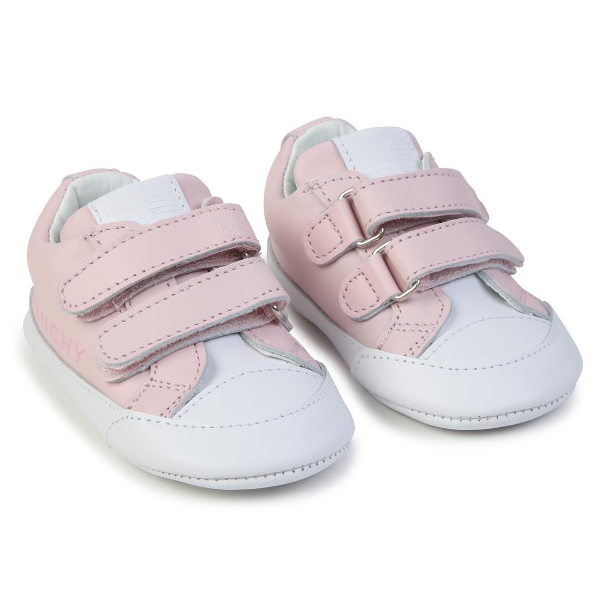 Baby Boys & Girls Pink Flat Shoes