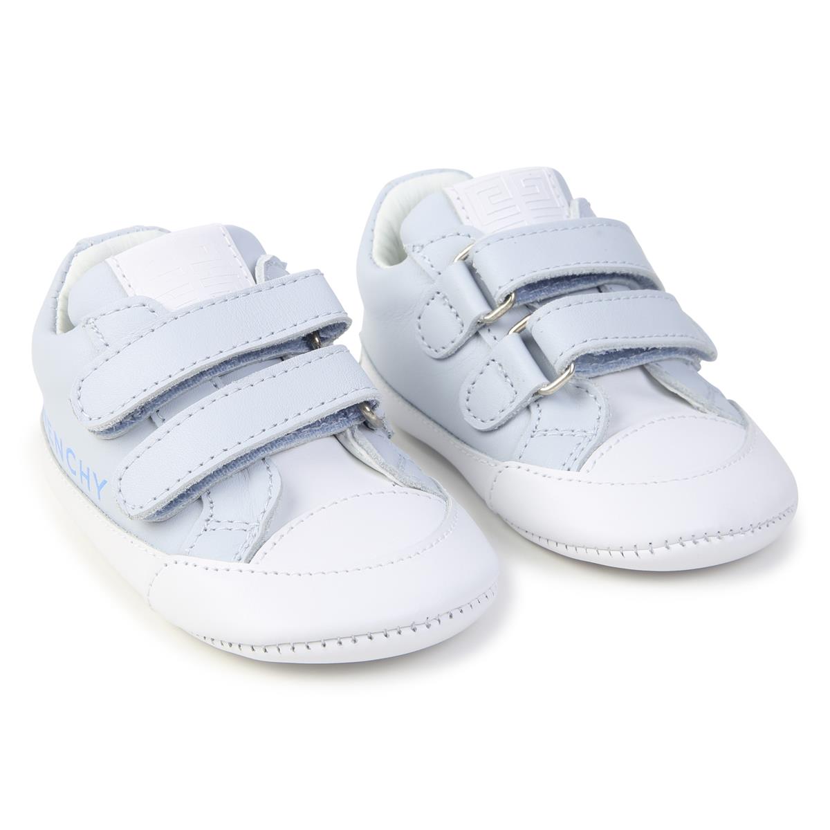 Baby Boys & Girls Blue Flat Shoes