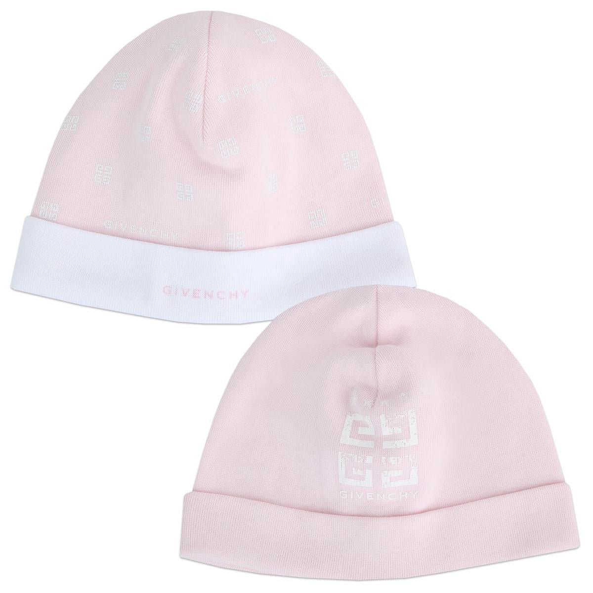 Baby Boys & Girls Pink Hat Set(2 Pack)