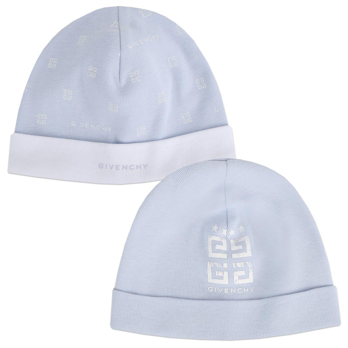 Baby Boys & Girls Blue Hat Set(2 Pack)