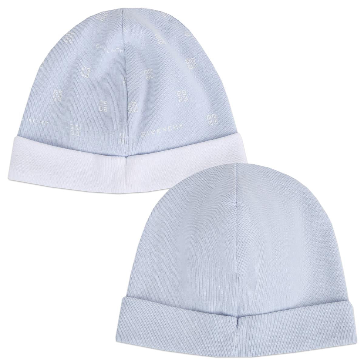 Baby Boys & Girls Blue Hat Set(2 Pack)