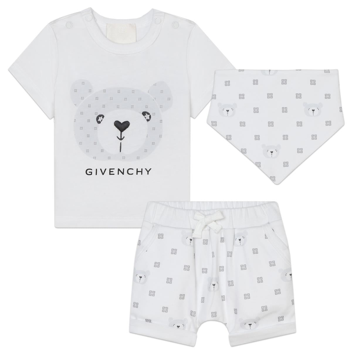 Baby Boys & Girls White Cotton Set