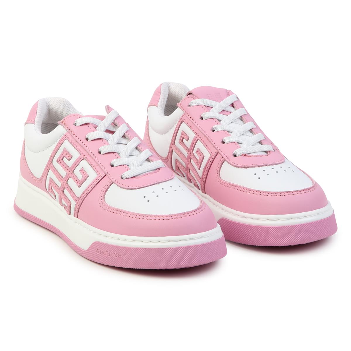 Girls Pink Logo Shoes