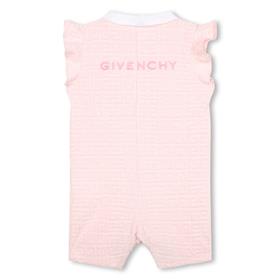 Baby Girls Pink Cotton Babysuit