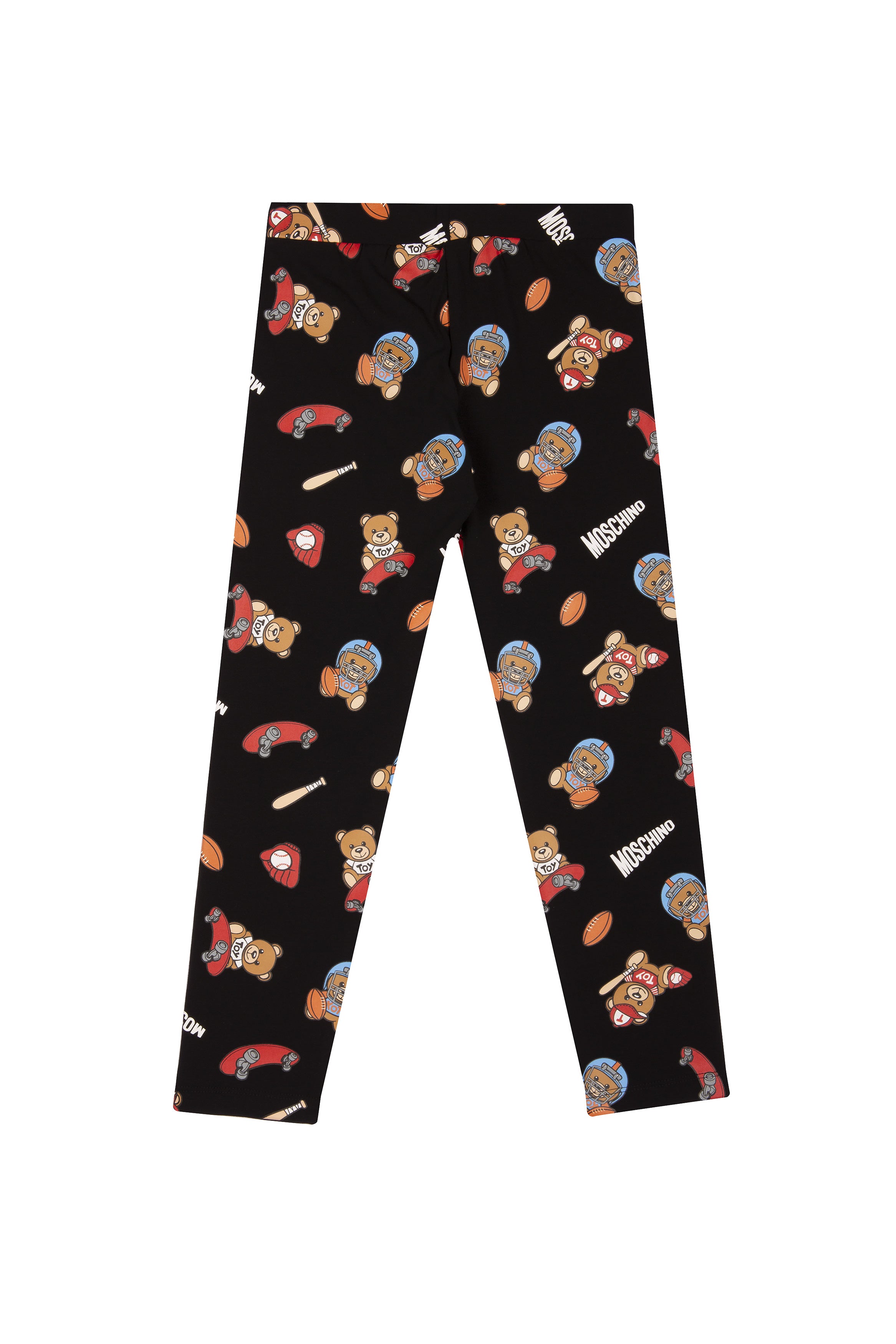 Girls Black Cotton Leggings