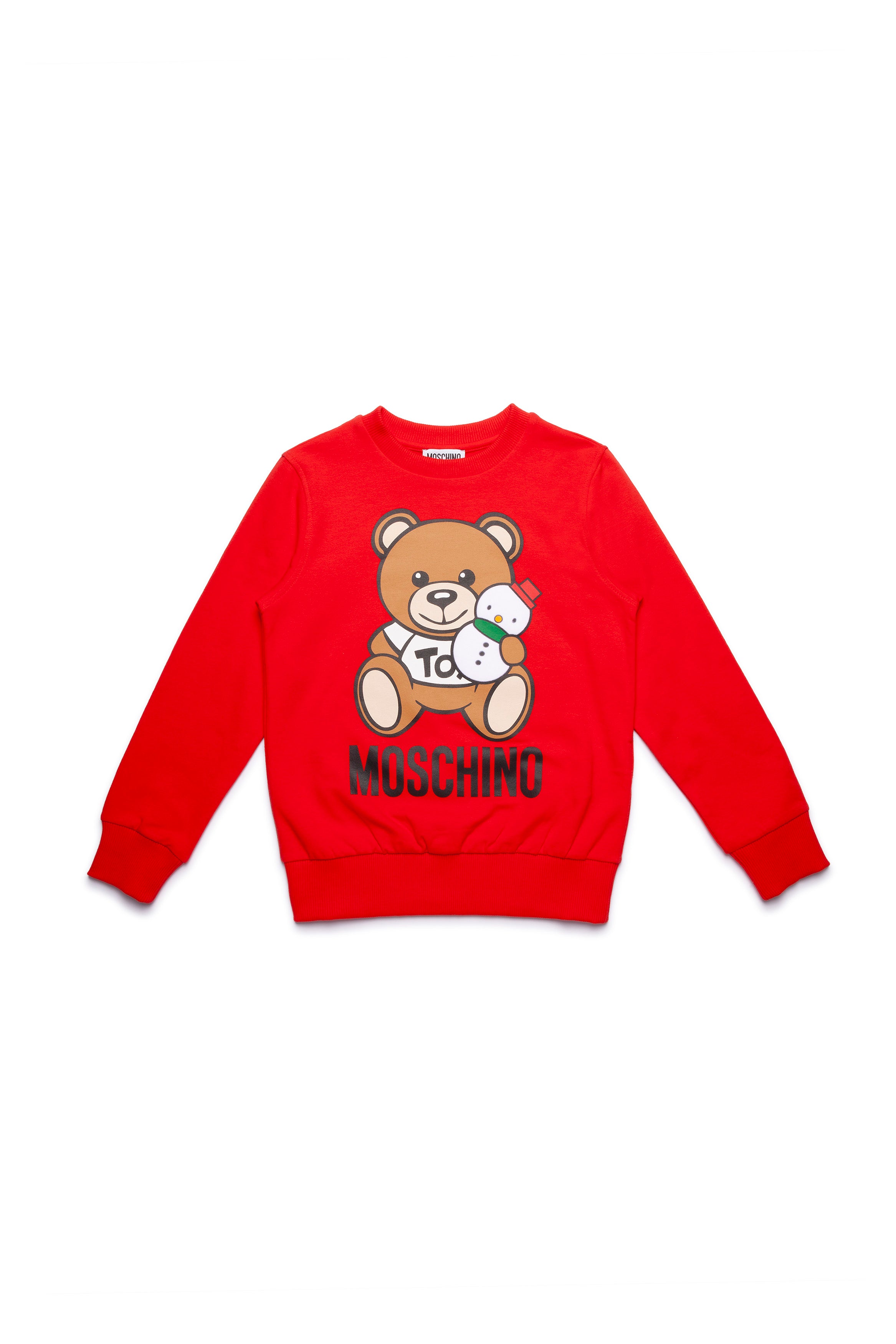 Boys & Girls Red Printing Toy Cotton Sweatshirt