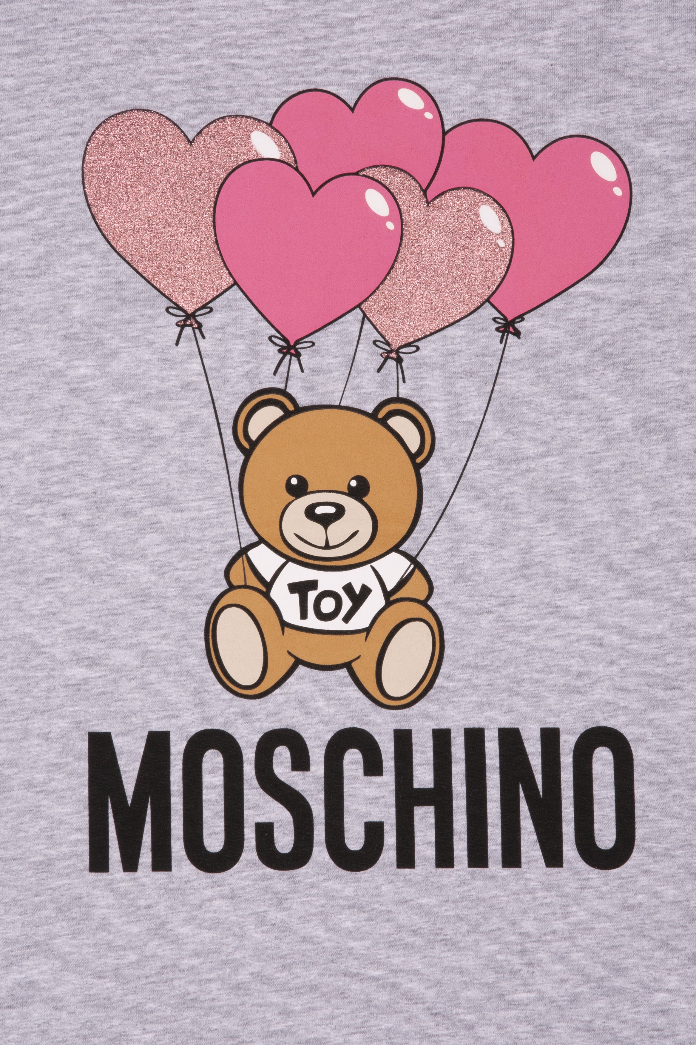 Girls Grey Logo Cotton Maxi T-shirt