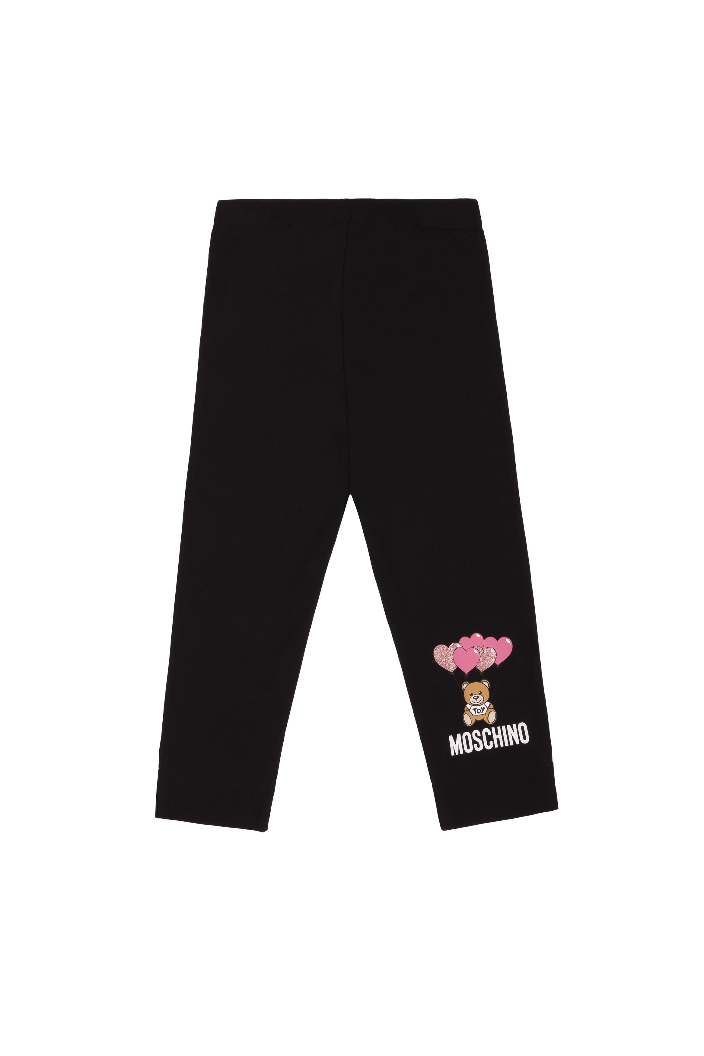 Girls Black Cotton Leggings