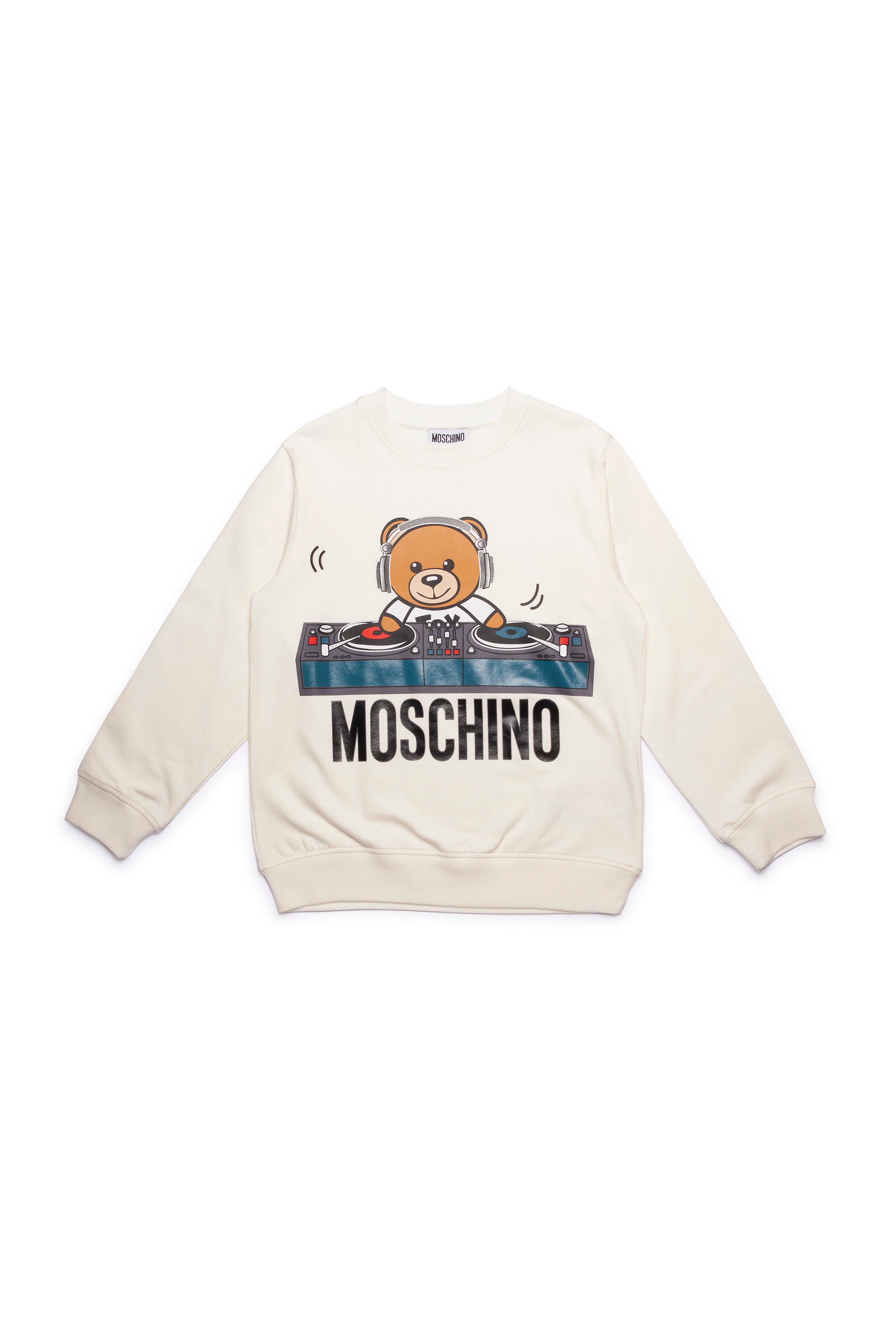 Boys & Girls Ivory Printing Cotton Sweatshirt