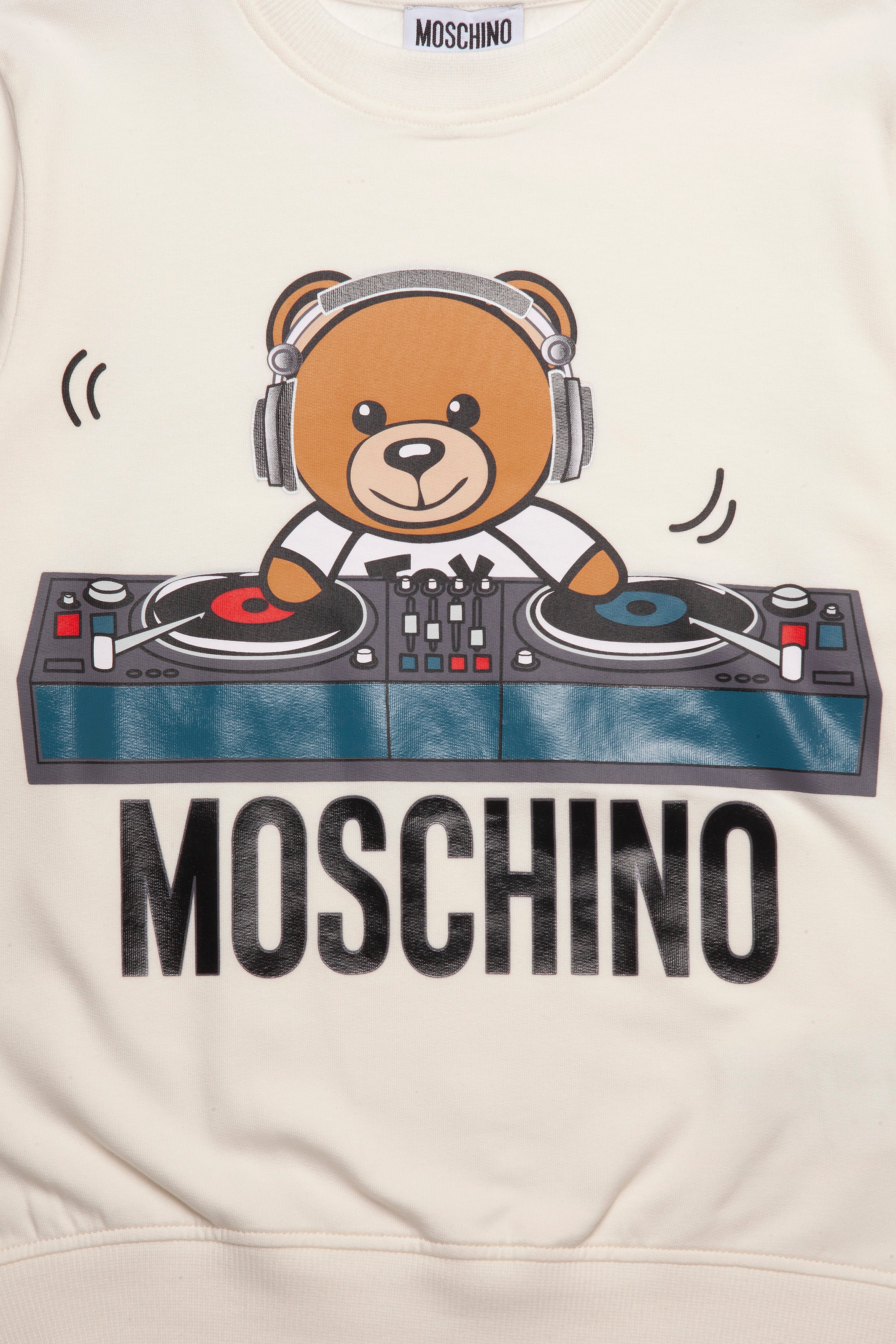 Boys & Girls Ivory Printing Cotton Sweatshirt