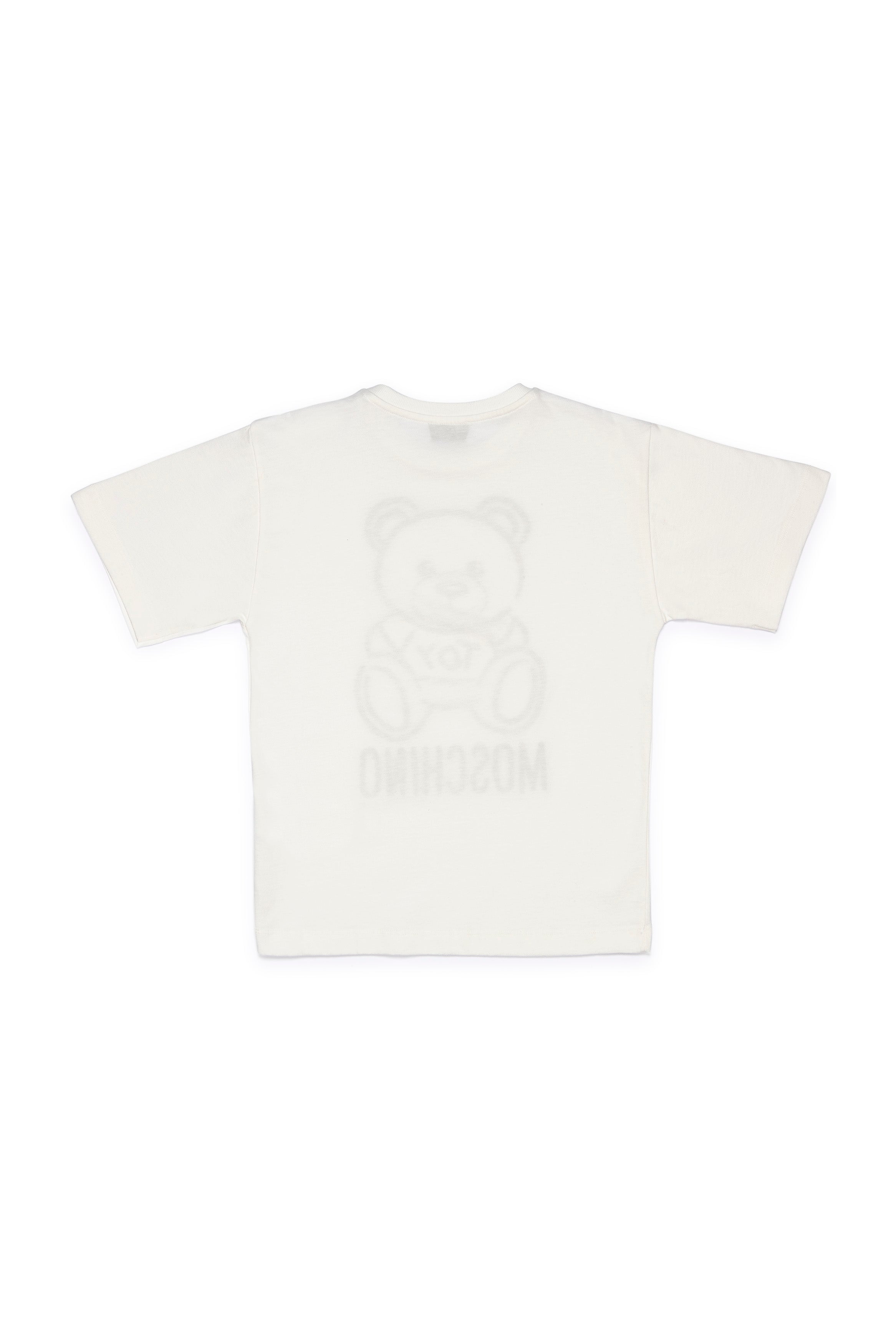 Boys & Girls White Toy Cotton T-shirt