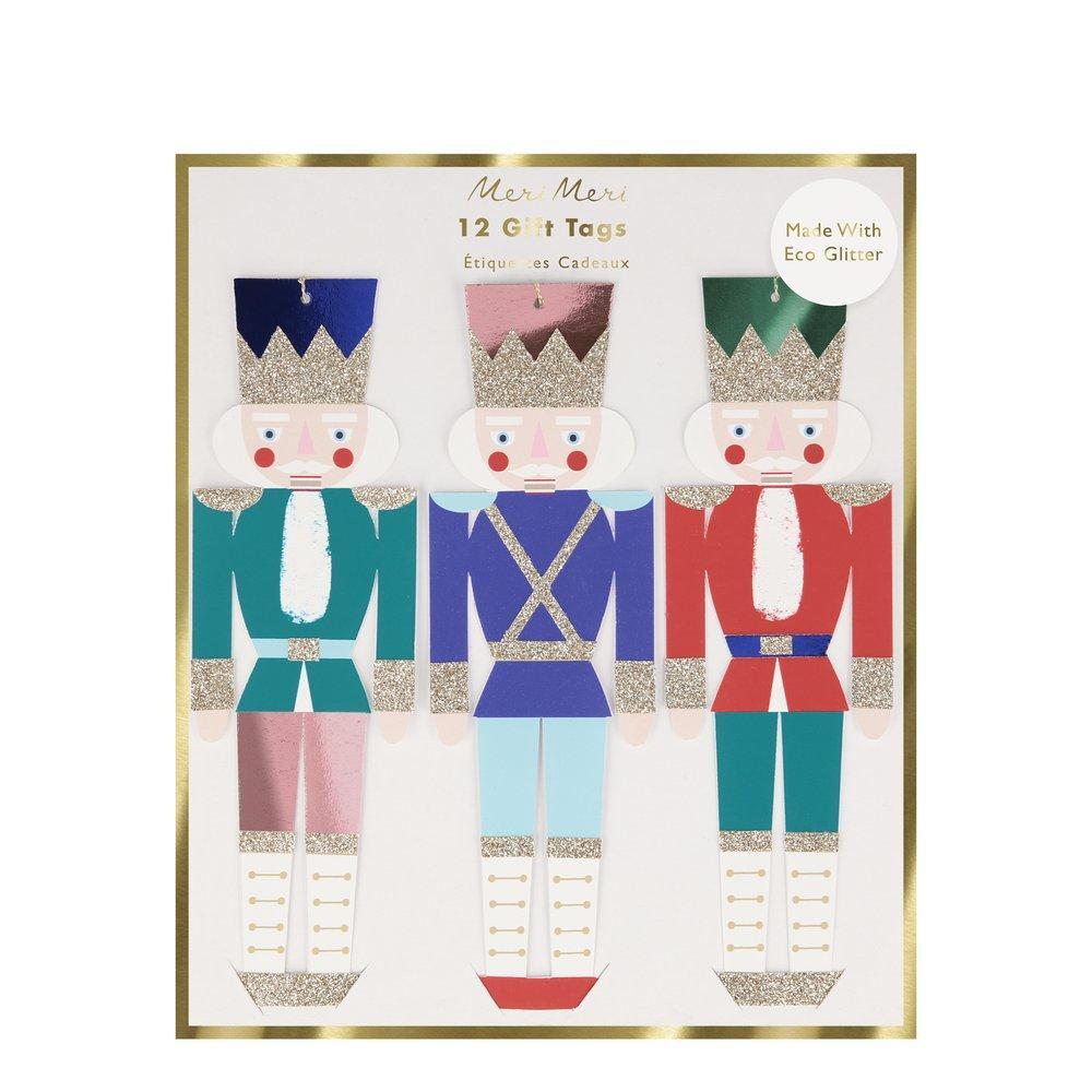 Metallic Nutcracker Gift Tags